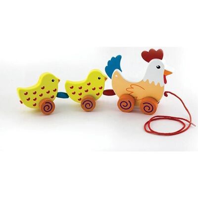Viga Toys Henne & Küken Ziehspielzeug - Holzspielzeug für Kleinkinder Viga Toys Henne & Küken Ziehspielzeug - Holzspielzeug für Kleinkinder