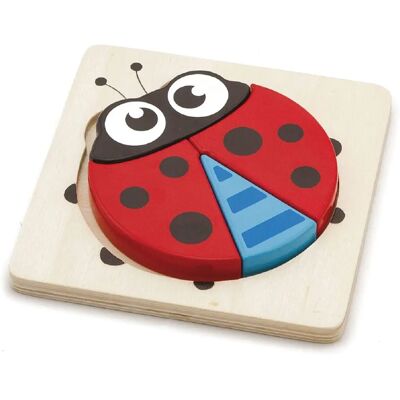 Viga Holz Marienkäfer Puzzle - Pädagogisches Spielzeug 18+ Monate Viga Holz Marienkäfer Puzzle - Pädagogisches Spielzeug 18+ Monate