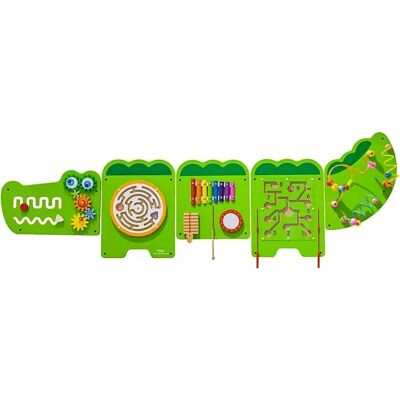 Viga Toys - Gra ścienna z krokodylem - 1,87 m - Edukacyjne i motoryczne umiejętności Viga Toys - Gra ścienna z krokodylem - 1,87 m - Edukacyjne i motoryczne umiejętności