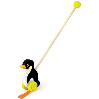 Viga Toys Pinguin Schiebespielzeug - Pädagogisches Holzspielzeug für Kinder Viga Toys Pinguin Schiebespielzeug - Pädagogisches Holzspielzeug für Kinder