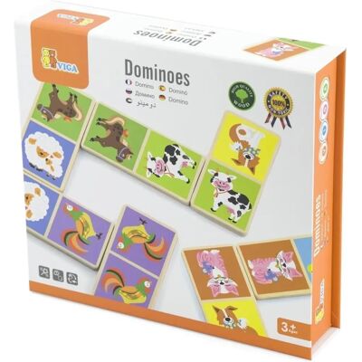 Viga Animaux de la Ferme Domino Viga Animaux de la Ferme Domino