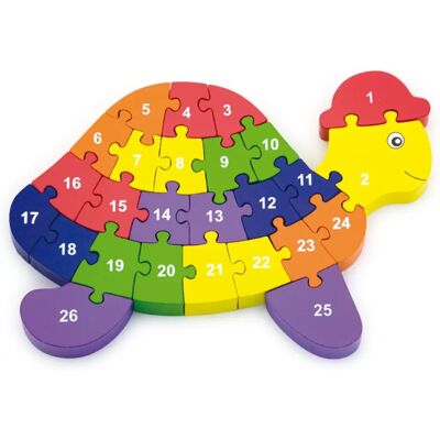 Puzzle Tartaruga Viga - 26 Pezzi Giocattolo Educativo Puzzle Tartaruga Viga - 26 Pezzi Giocattolo Educativo