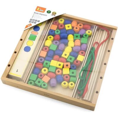 Viga Drewniana Sekwencja Koralików Puzzle Edukacyjne - Puzzle Edukacyjne Viga Drewniana Sekwencja Koralików Puzzle Edukacyjne - Puzzle Edukacyjne