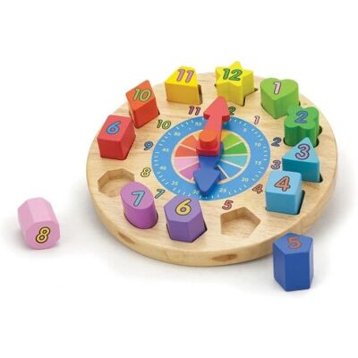 Viga Zegar Edukacyjny - Sorter Kształtów Viga Zegar Edukacyjny - Sorter Kształtów