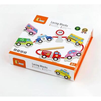 Viga Toys Fa blokkok - Szálas - 12 db Viga Toys Fa blokkok - Szálas - 12 db