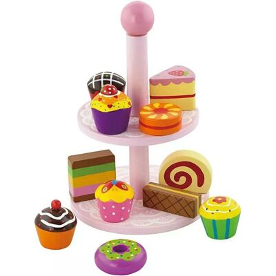 Viga Toys Cupcake-Set - Holz Teegeschirr Viga Toys Cupcake-Set - Holz Teegeschirr