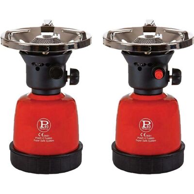 Pro-Ject Stufa a Gas Portatile - 2,2kW, Corpo in Acciaio, Cartuccia Pro-Ject Stufa a Gas Portatile - 2,2kW, Corpo in Acciaio, Cartuccia