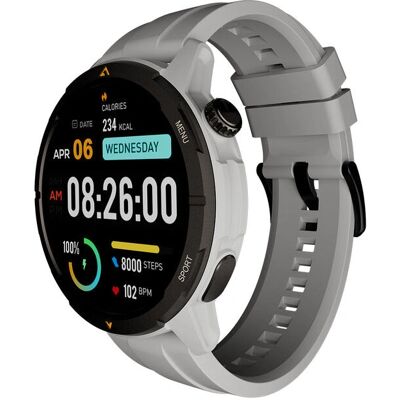 Montre connectée AGM Legion 3,63 cm AMOLED - Blanc/Gris - Sport & Outdoor Montre connectée AGM Legion 3,63 cm AMOLED - Blanc/Gris - Sport & Outdoor