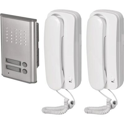 EMOS H1086 Intercom rendszer - Fali szerelés, Elegáns, 2 résztvevő EMOS H1086 Intercom rendszer - Fali szerelés, Elegáns, 2 résztvevő