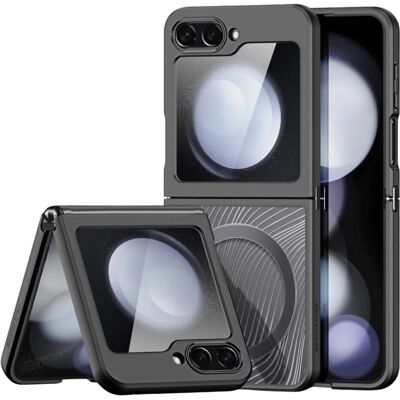 Dux Ducis magnetische ringhoes voor Samsung Z Flip 6 - Zwart Dux Ducis magnetische ringhoes voor Samsung Z Flip 6 - Zwart