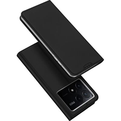 Dux Ducis Xiaomi Poco X6 Pro - Skin Pro, Flip hoesje, Kaart houder, Standaard, Zwart Dux Ducis Xiaomi Poco X6 Pro - Skin Pro, Flip hoesje, Kaart houder, Standaard, Zwart