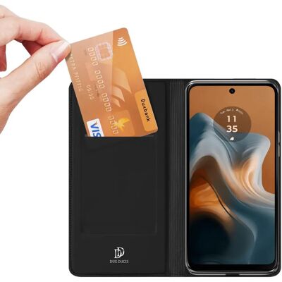Dux Ducis Portemonnee Case voor Motorola Moto G34 - Zwart Dux Ducis Portemonnee Case voor Motorola Moto G34 - Zwart