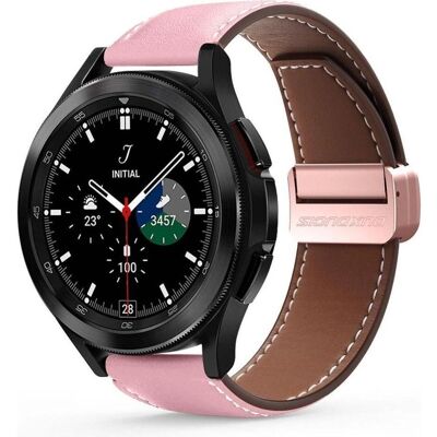 Dux Ducis YA Serie Echtes Leder Uhrenarmband - Pink Dux Ducis YA Serie Echtes Leder Uhrenarmband - Pink