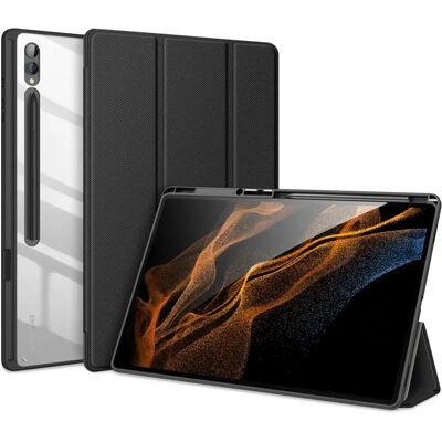 Étui Intelligent Trifold Dux Ducis Noir pour Galaxy S9 Ultra, S8 Ultra, S9 Plus - Publicité Étui Intelligent Trifold Dux Ducis Noir pour Galaxy S9 Ultra, S8 Ultra, S9 Plus - Publicité