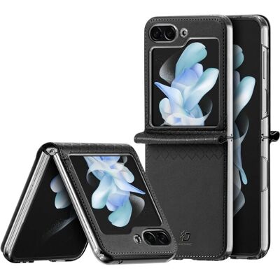 Dux Ducis - Bril - Galaxy Z Flip5 - Kůže - Pouzdro na telefon Dux Ducis - Bril - Galaxy Z Flip5 - Kůže - Pouzdro na telefon
