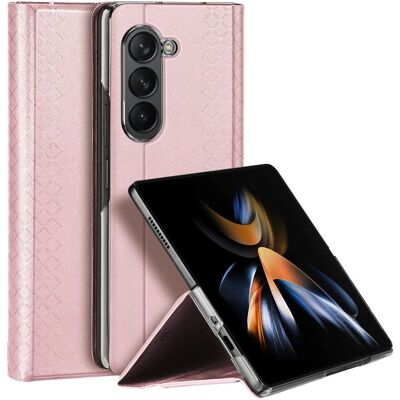 Dux Ducis Galaxy Z Fold5 5G Lompakkokotelo - Roosa Dux Ducis Galaxy Z Fold5 5G Lompakkokotelo - Roosa