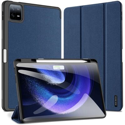 Dux Ducis Domo Series Lederen Boekhoes voor Xiaomi Pad 6 6 Pro - Tablethoes Blauw Dux Ducis Domo Series Lederen Boekhoes voor Xiaomi Pad 6 6 Pro - Tablethoes Blauw
