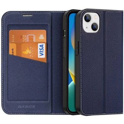 Dux Ducis Skin X2 Hülle für iPhone 14 Plus - Lederbuchhülle Dux Ducis Skin X2 Hülle für iPhone 14 Plus - Lederbuchhülle
