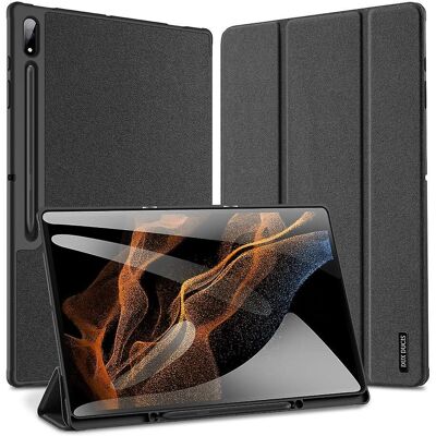 Dux Ducis Schwarze Galaxy Tab S8 Ultra Faltbare Hülle mit Smart Sleep Dux Ducis Schwarze Galaxy Tab S8 Ultra Faltbare Hülle mit Smart Sleep