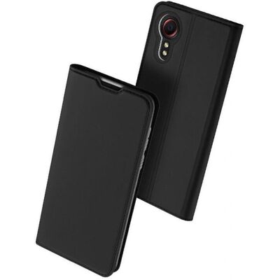 Etui portefeuille en cuir écologique Dux Ducis Galaxy Xcover 5 avec support vidéo - Publicité Etui portefeuille en cuir écologique Dux Ducis Galaxy Xcover 5 avec support vidéo - Publicité