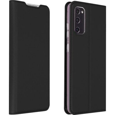 Custodia flip in eco-pelle con supporto per Galaxy S20 FE - Nero Custodia flip in eco-pelle con supporto per Galaxy S20 FE - Nero