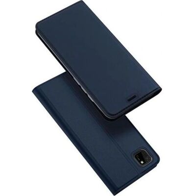 Custodia in ecopelle blu notte Dux Ducis Huawei Y5p - Protezione Custodia in ecopelle blu notte Dux Ducis Huawei Y5p - Protezione