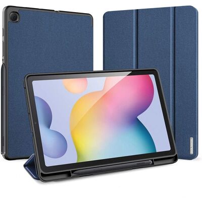Dux Ducis Navy Galaxy Tab S6 Lite Hülle - Schlaf- & Video-Unterstützung Dux Ducis Navy Galaxy Tab S6 Lite Hülle - Schlaf- & Video-Unterstützung