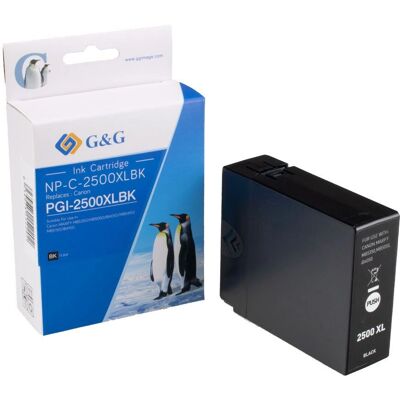 G&G Pgi-2500Bk XL Cartouche d'Encre - Cartouche d'Encre G&G Pgi-2500Bk XL Cartouche d'Encre - Cartouche d'Encre