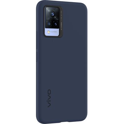 Capa Vivo V21 Toque Macio Azul - Capinha de Telefone Capa Vivo V21 Toque Macio Azul - Capinha de Telefone