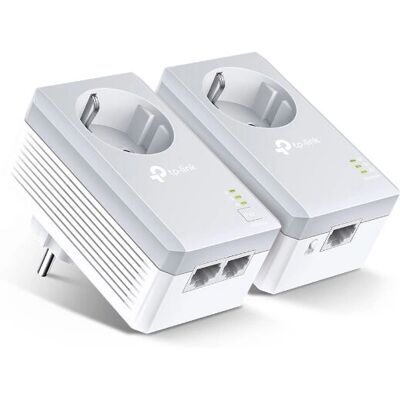 Kit TP-Link TL-PA4022P - PowerLine 600 Mbit/s - 2 adaptateurs Kit TP-Link TL-PA4022P - PowerLine 600 Mbit/s - 2 adaptateurs
