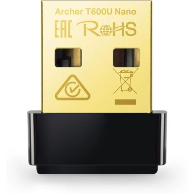 TP-Link Archer T600U Nano - Adaptador Wi-Fi de doble banda TP-Link Archer T600U Nano - Adaptador Wi-Fi de doble banda
