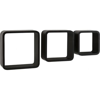 Home affaire - Regale-Set - Schwarz - 20x20x10 cm - Wandregal Home affaire - Regale-Set - Schwarz - 20x20x10 cm - Wandregal