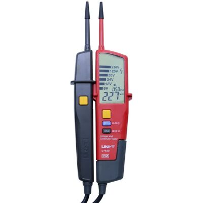 Tester di tensione UNI-T UT18D Rotazione delle fasi Test RCD - Tester di tensione Tester di tensione UNI-T UT18D Rotazione delle fasi Test RCD - Tester di tensione