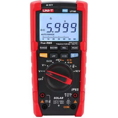 Uni-T UT196 True RMS Solar Multimeter - Multimeter Uni-T UT196 True RMS Solar Multimeter - Multimeter