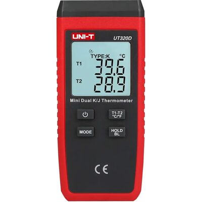Uni-T - UT320D - 2-Kanal - Digitales Thermometer Uni-T - UT320D - 2-Kanal - Digitales Thermometer