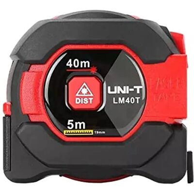 Uni-T - LM40T - cinta da 5 m - 40 m laser - misuratore distanza laser Uni-T - LM40T - cinta da 5 m - 40 m laser - misuratore distanza laser