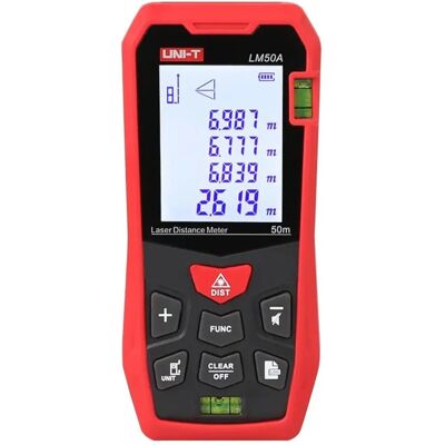Misuratore di distanza laser Uni-T LM50A - Misuratore di distanza Misuratore di distanza laser Uni-T LM50A - Misuratore di distanza