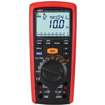 Uni-T UT505A - Multímetro digital con prueba de resistencia de aislamiento Uni-T UT505A - Multímetro digital con prueba de resistencia de aislamiento