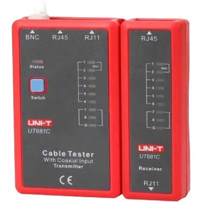 UNI-T Modello UT681C - Tester cavi di rete RJ45, RJ11, BNC UNI-T Modello UT681C - Tester cavi di rete RJ45, RJ11, BNC