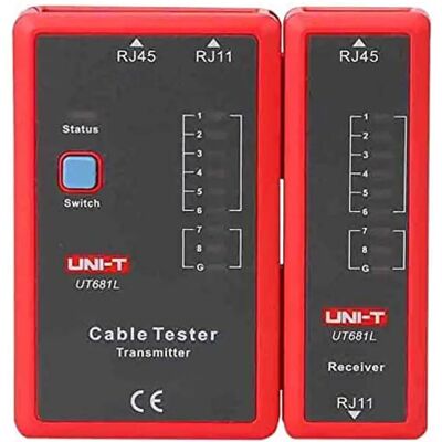 UNI-T - Netzwerk- und Telefonkabeltester - RJ45, RJ11, LED, Automatischer Abschalt UNI-T - Netzwerk- und Telefonkabeltester - RJ45, RJ11, LED, Automatischer Abschalt