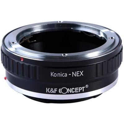K&F Concept Konica AR adapter Sony E-hez - Fém - Kézi fókusz - Kompatibilis Sony APS-C és Full Frame K&F Concept Konica AR adapter Sony E-hez - Fém - Kézi fókusz - Kompatibilis Sony APS-C és Full Frame