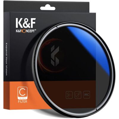 K&F Concept Kék 37mm CPL Szűrő - Objektív szűrő K&F Concept Kék 37mm CPL Szűrő - Objektív szűrő