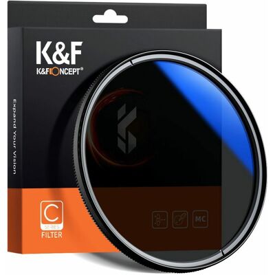 K&F Concept 55MM Körkörös polarizáló szűrő, ultra vékony 18 több rétegű bevonattal - Objektív szűrő K&F Concept 55MM Körkörös polarizáló szűrő, ultra vékony 18 több rétegű bevonattal - Objektív szűrő