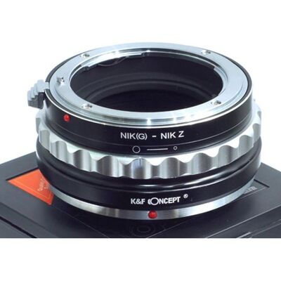 Adaptateur K&F Nikon G vers Z - Laiton & Aluminium - Focalisation Manuelle - Compatible avec Nikon Z6, Z7 - Publicité Adaptateur K&F Nikon G vers Z - Laiton & Aluminium - Focalisation Manuelle - Compatible avec Nikon Z6, Z7 - Publicité