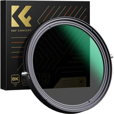 Filtre polarisant et ND variable Nano X D82mm de K&F Concept - Publicité Filtre polarisant et ND variable Nano X D82mm de K&F Concept - Publicité