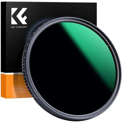 K&F Concept Variabler ND-Filter 72mm - ND8 bis ND2000 - Fotografie Zubehör K&F Concept Variabler ND-Filter 72mm - ND8 bis ND2000 - Fotografie Zubehör