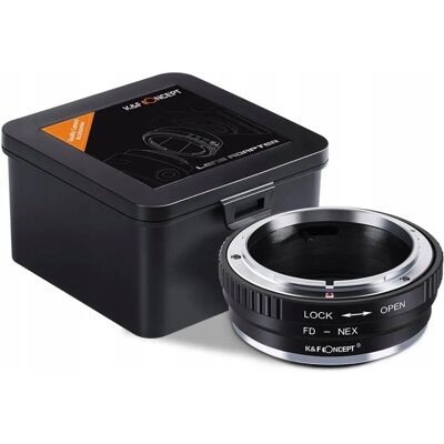 K&F CONCEPT - KF06.071 - Canon FD zu Sony E - Verriegelung Adapter K&F CONCEPT - KF06.071 - Canon FD zu Sony E - Verriegelung Adapter