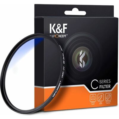 K&F Concept 72mm Kék-bevonatú UV Szűrő - UV Szűrő a fényképezőgép objektívhez K&F Concept 72mm Kék-bevonatú UV Szűrő - UV Szűrő a fényképezőgép objektívhez
