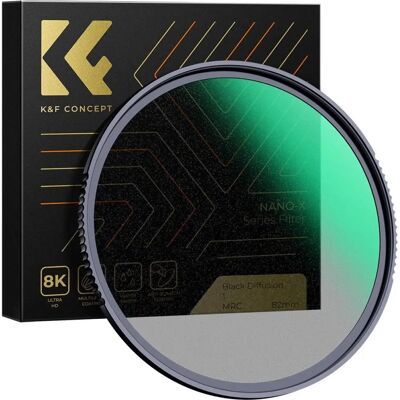 K&F Concept Black Diffusion 1/1 Filter Nano-X D55mm - Kamera Filter K&F Concept Black Diffusion 1/1 Filter Nano-X D55mm - Kamera Filter