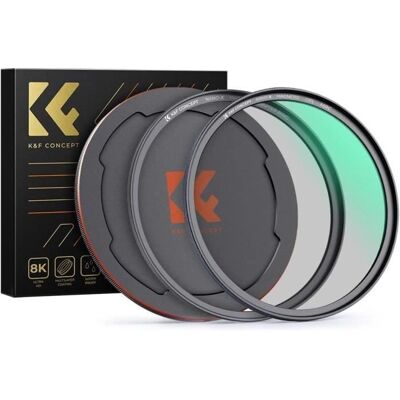 Filtre K&F Concept - 77mm CPL Magnétique Nano X - Publicité Filtre K&F Concept - 77mm CPL Magnétique Nano X - Publicité